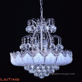 Luxury chandelier light cheap crystal chandelier glass pendant lamp